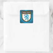 Ingolstadt Flag Vierkante Sticker (Tas)
