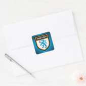 Ingolstadt Flag Vierkante Sticker (Envelop)