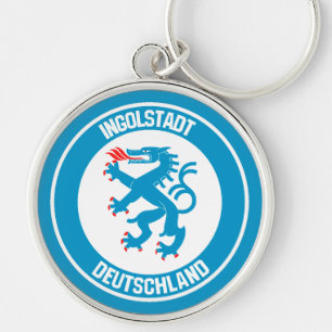 Ingolstadt Round Emblem Sleutelhanger