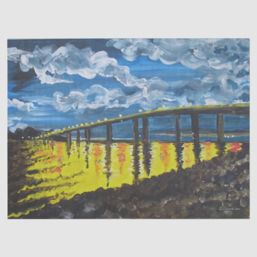 Ingraham Bridge grote weefsels schilderen Tissuepapier (Voorkant)