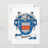 Ingram Family Crest Briefkaart (Voorkant / Achterkant)