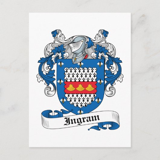 Ingram Family Crest Briefkaart (Voorkant)