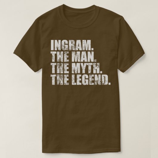 IngramIngram Achternaam Ingram S T-shirt (Design voorkant)