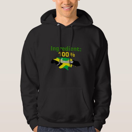 Ingrediënt 100 Jamaicaan Hoodie (Voorkant)
