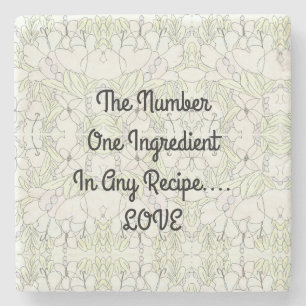 Ingrediënt...LIEFDE Stenen Onderzetter