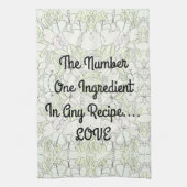 Ingrediënt...LIEFDE Theedoek (Verticaal)