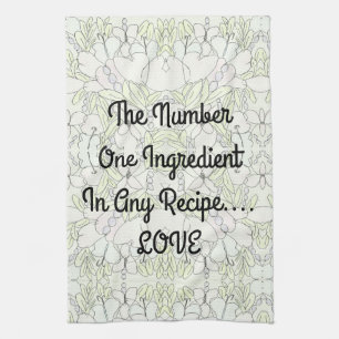 Ingrediënt...LIEFDE Theedoek