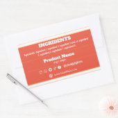 Ingredient Product Label Sticker (Envelop)