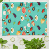 ingredient vegetables pasta and pizza theedoek (Gevouwen)