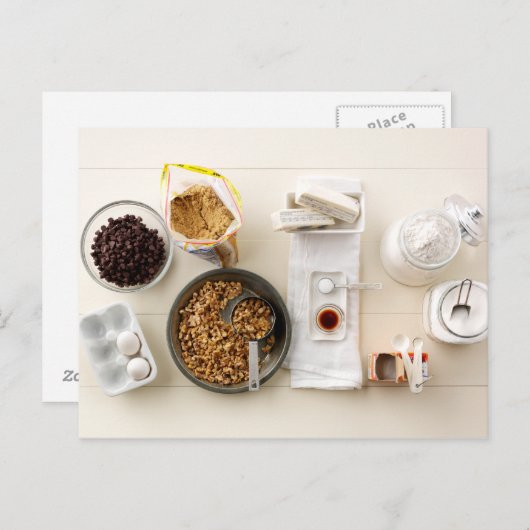 Ingrediënten en tools 3 briefkaart (Voorkant / Achterkant)