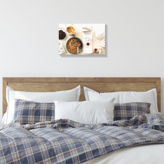 Ingrediënten en tools 3 canvas afdruk (Insitu (Slaapkamer))