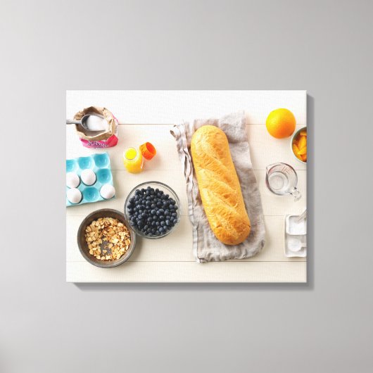 Ingrediënten en tools 4 canvas afdruk (Voorkant)