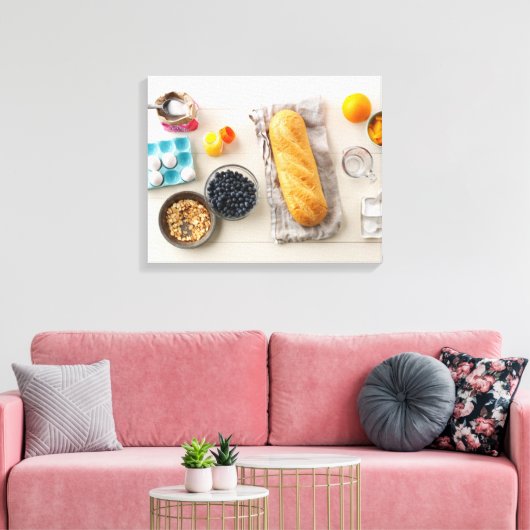Ingrediënten en tools 4 canvas afdruk (Insitu (Woonkamer))