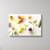 Ingrediënten en tools 5 canvas afdruk (Voorkant)