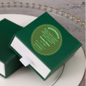 Ingrediënten Product Label Sticker