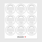 Ingrediënten Product Vinyl Transparant Label (Vel)