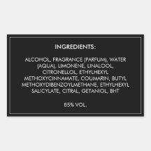 Ingrediënten Productlabel