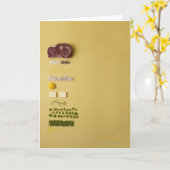 Ingrediënten voor tartaar op geel kaart (Gele Bloem)