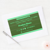 Ingrediëntenproductetiket Sticker (Envelop)
