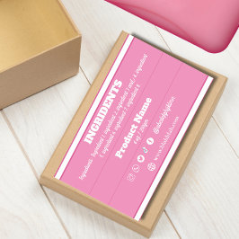 Ingrediëntenproductetiket Sticker