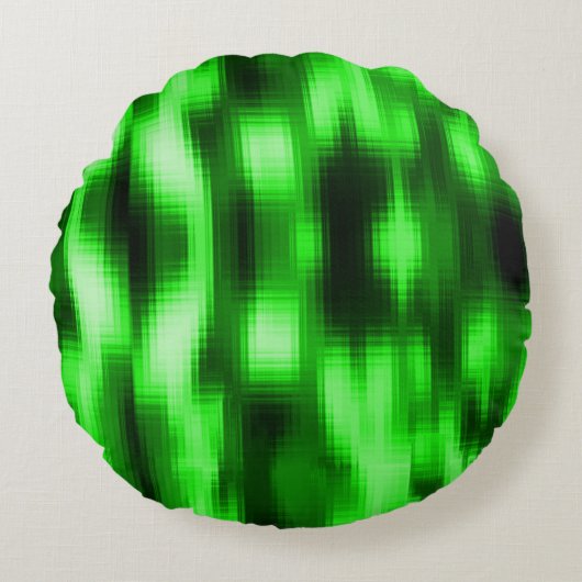 Ingrepen van groen en zwart glas rond kussen (Voorkant)