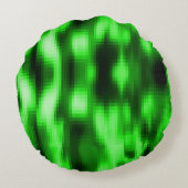 Ingrepen van groen en zwart glas rond kussen (Achterkant)