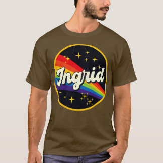 Ingrid regenboog in ruimte  stijl t-shirt