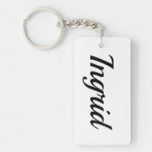 Ingrid schwarz weiß sleutelhanger (Voorkant)