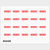 Ingrid Stamp Ronde Sticker (Vel)
