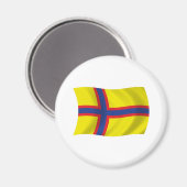 Ingrische Finnen Vlag Magneet (Voorkant / Achterkant)