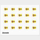 Ingrische Finnen Vlag Sticker (Vel)