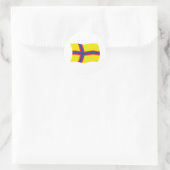 Ingrische Finnen Vlag Sticker (Tas)