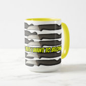 Ingroup-Outgroup Mug for Grown Men Arguing Online Mok (Voorkant rechts)