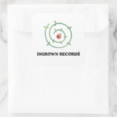 Ingrown Records Ladybug Sticker White (Tas)