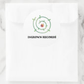 Ingrown Records Lieveheersbeestje Sticker Wit Klei (Tas)