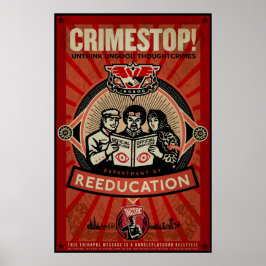 INGSOC 1984 Gedachtewisseling Afdrukken Poster