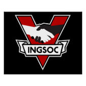 INGSOC 1984 Poster van overleden Logo (Voorkant)
