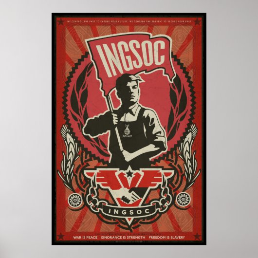 INGSOC 1984 Propaganda Poster (Voorkant)