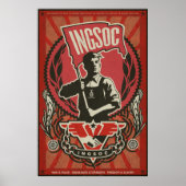 INGSOC 1984 Propaganda-Poster Poster (Voorkant)
