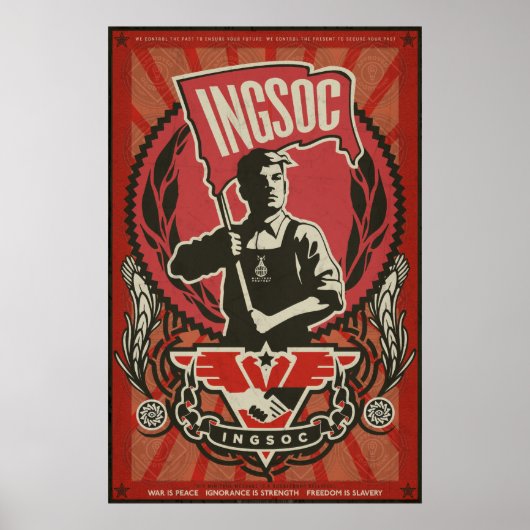 INGSOC 1984 Propaganda-Poster Poster (Voorkant)