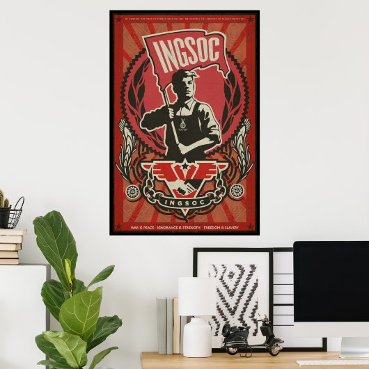 INGSOC 1984 Propaganda-Poster Poster (Thuiskantoor)