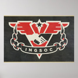 INGSOC 1984 Propaganda-Poster Poster