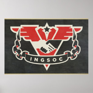 INGSOC 1984 Propaganda-Poster Poster