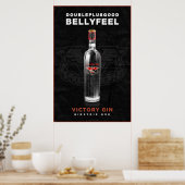 INGSOC 1984 Victory Gin Poster (Keuken)