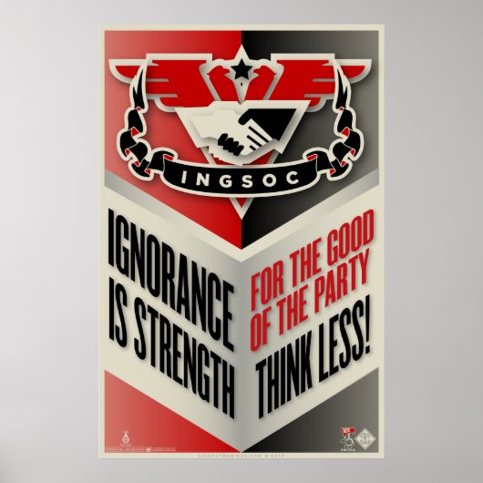 INGSOC-afwijking is Sterke Poster (Voorkant)