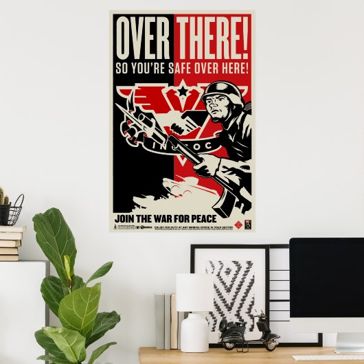 INGSOC boven Daar Poster (Thuiskantoor)