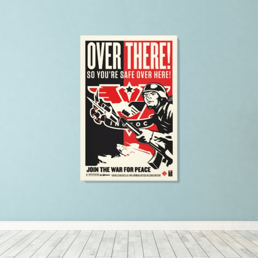 INGSOC daarWrapped Canvas Afdruk (Insitu (Houten vloer))