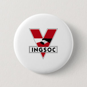 INGSOC Logo Ronde Button 5,7 Cm