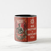 INGSOC Propaganda-Mokken Tweekleurige Koffiemok (Center)