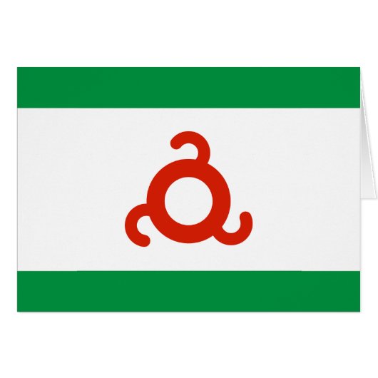 Ingushetia Flag (Voorkant Horizontaal)